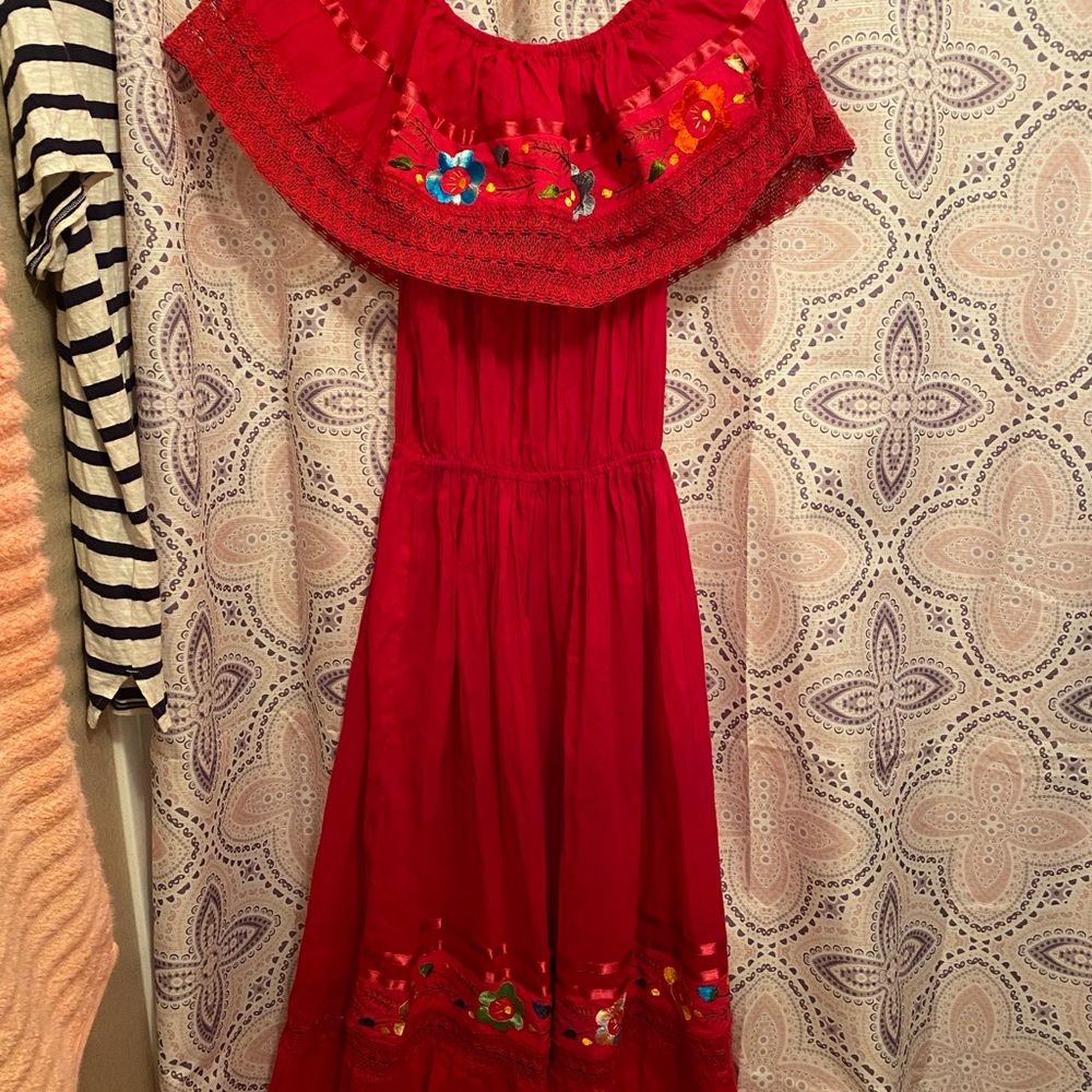 AUTHENTIC HANDMADE MEXICAN DRESS MADE IN VERACRUZ